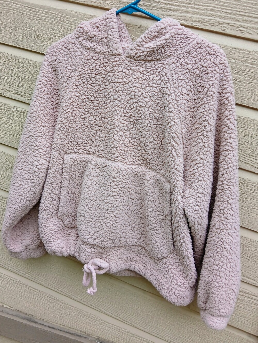 New Womens Fuzzy Small Hoodie